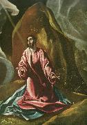 El Greco christ on the mount of olives oil